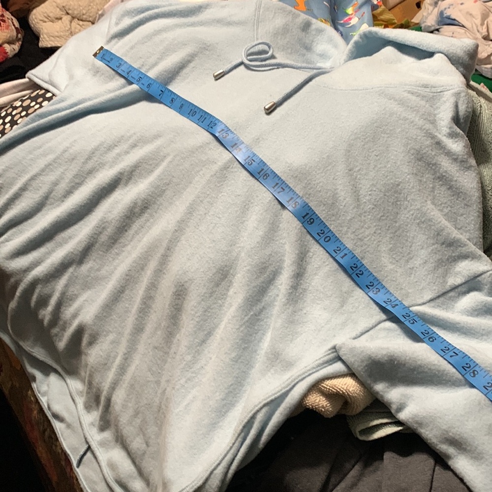 RUBY RD. WOMAN -Blue ,large neck line , fuzzy pullover. 🆕 - Picture 11 of 12